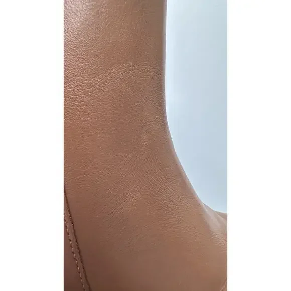 Everlane The Outlaw Boot Saddle Brown Leather Boots Size 9 - Picture 8 of 13